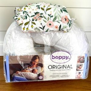 Boppy Original Feeding and Infant Support Pillow - Pink Garden